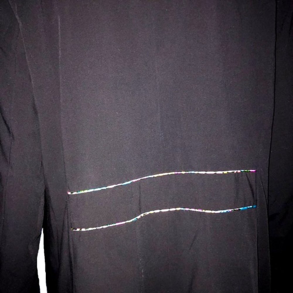 Dialogue women's black jacket with floral touches Size 16 - Picture 8 of 14